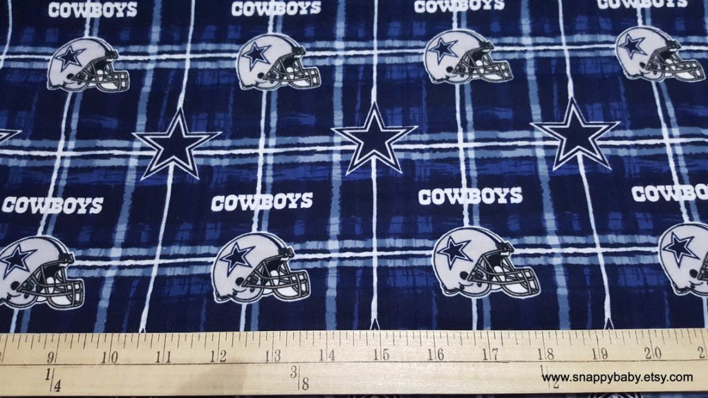 Dallas Cowboys Logo cotton flannel fabric by the yard