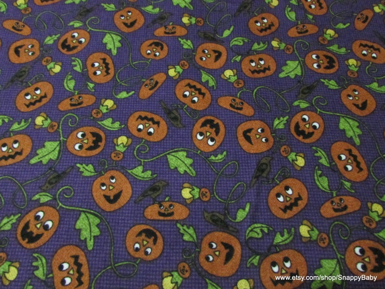 Flannel Fabric Pumpkins By The Yard