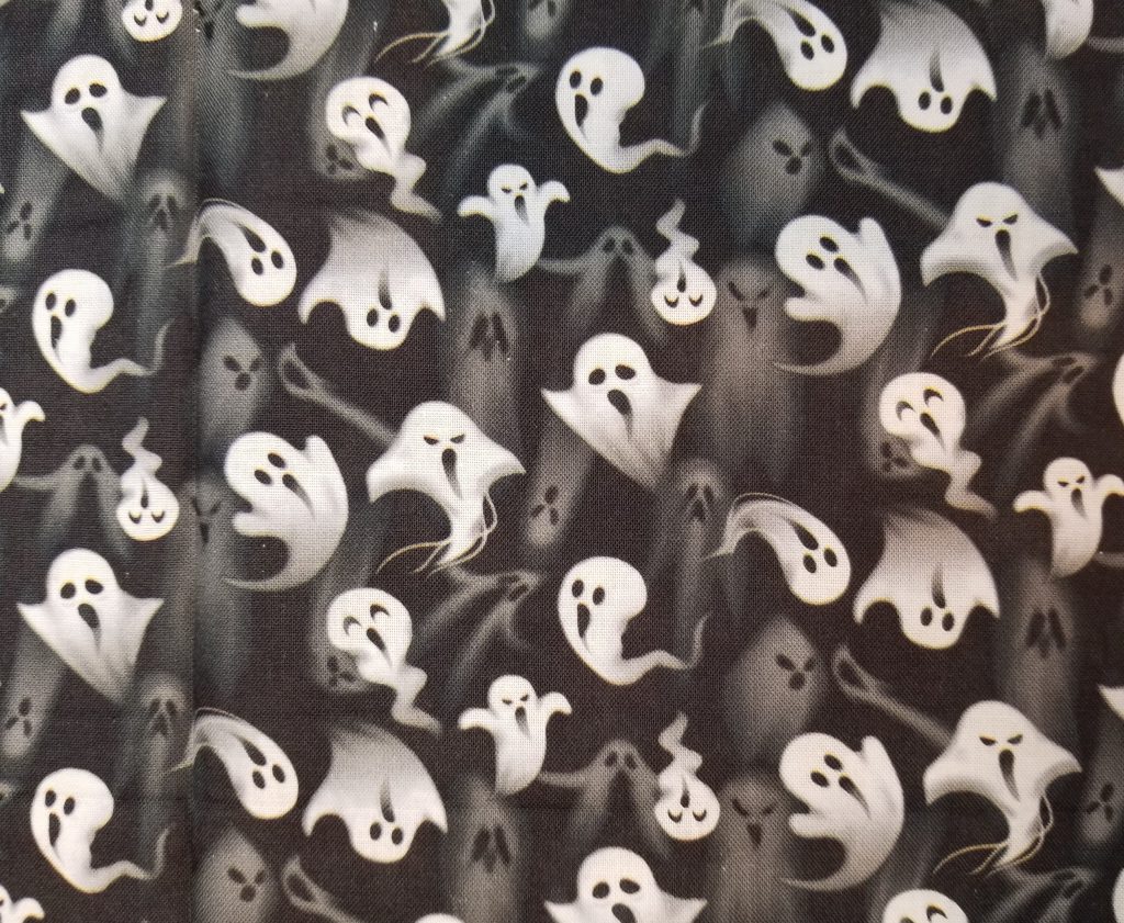 Halloween Ghosts Haunting Cotton Fabric By The Yard