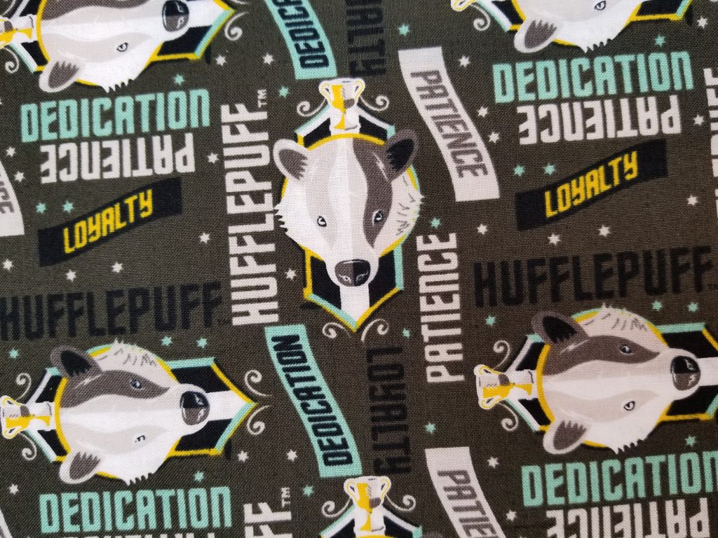 Harry Potter Hufflepuff Traits Cotton Fabric By The Yard