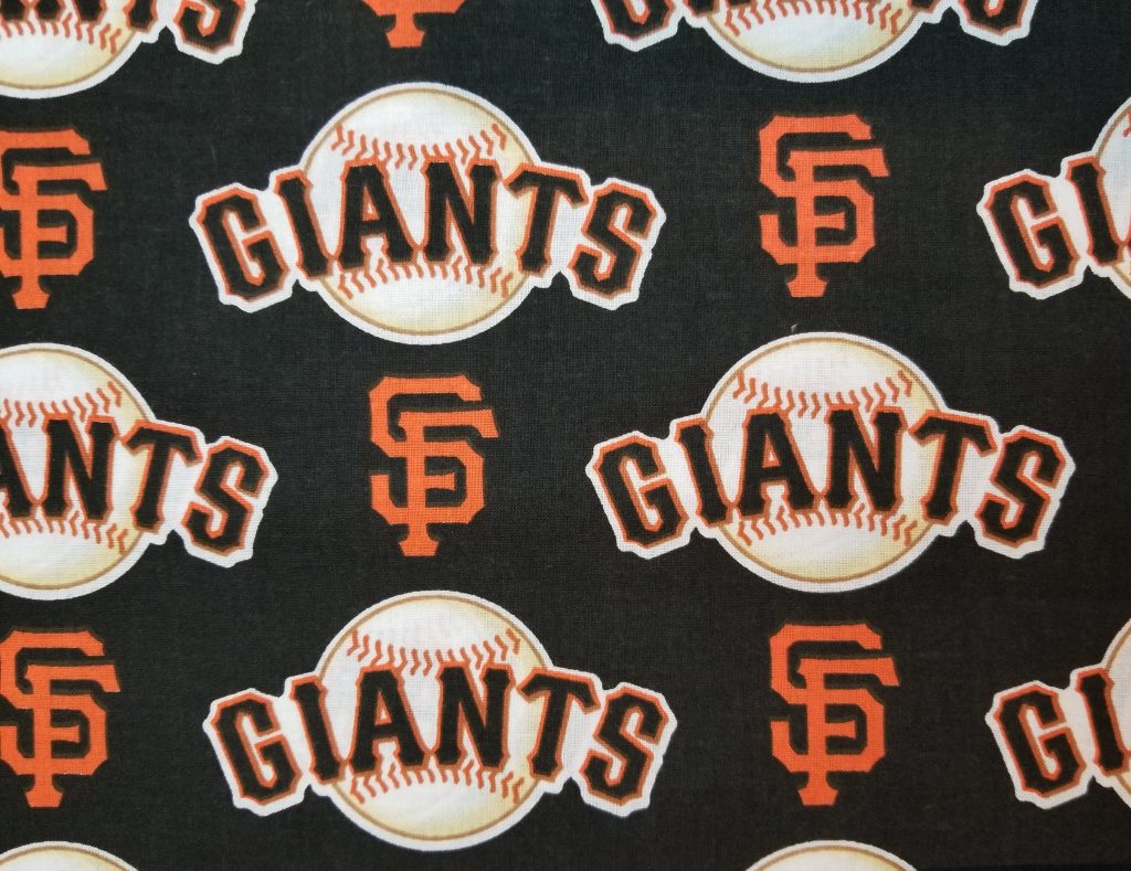 MLB San Francisco Giants Baseball Cotton Fabric By The Yard