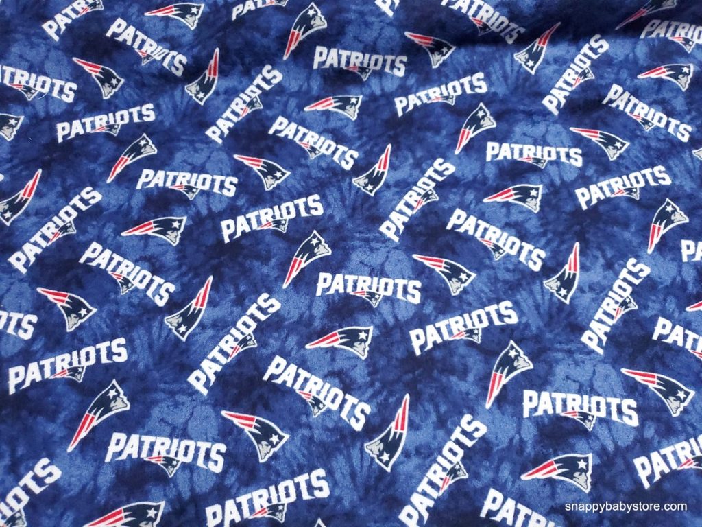 NFL New England Patriots cotton flannel fabric by the yard